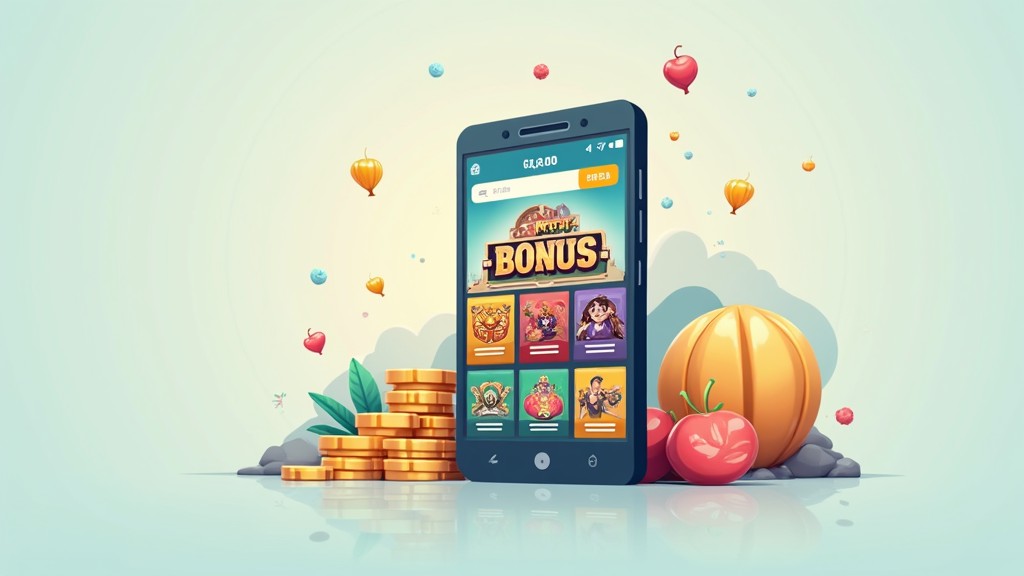 Slotmonster mobile gaming platform on a smartphone